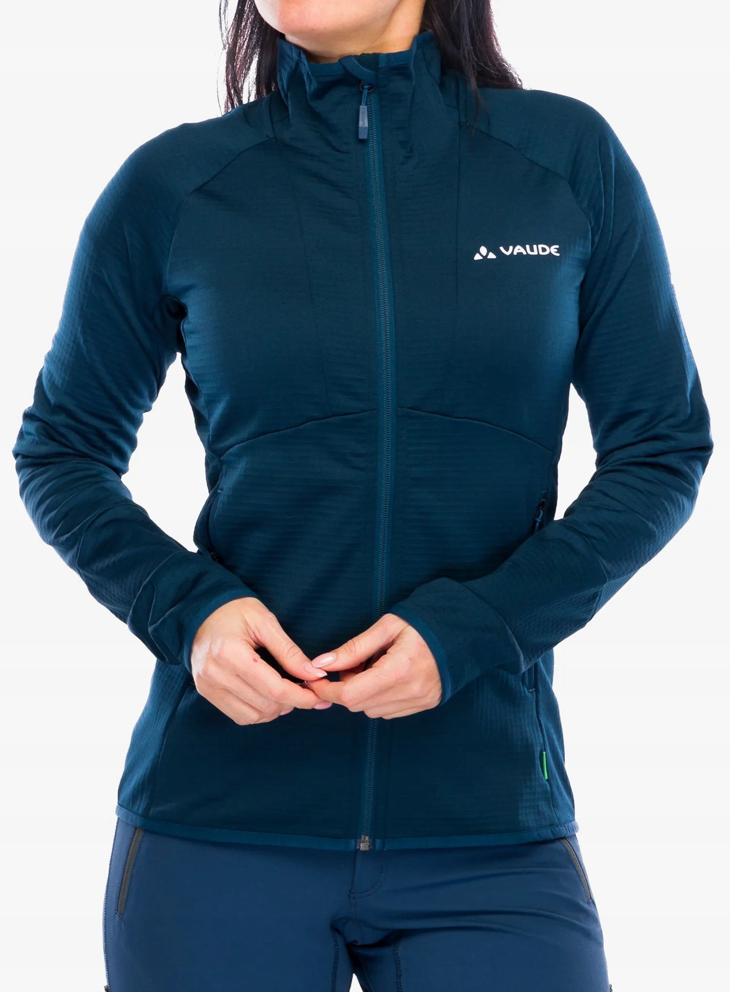 Dámský fleece Vaude Monviso Fleece Fz Jacket II tmavě šedá 38 (s)
