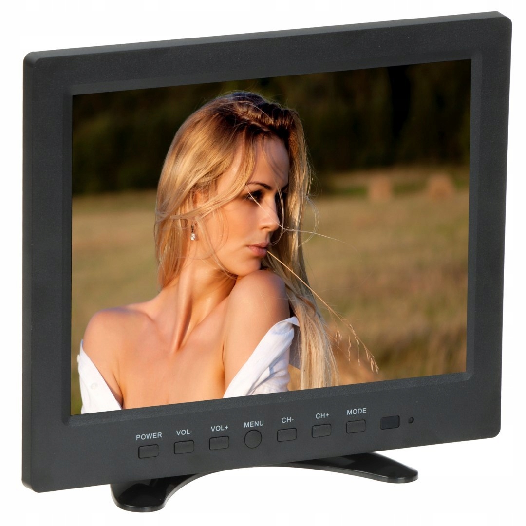Monitor Vga, Hdmi, Audio, 1XVIDEO, Usb, Diaľkový Ovládač TFT-10/CCTV-V2 10"