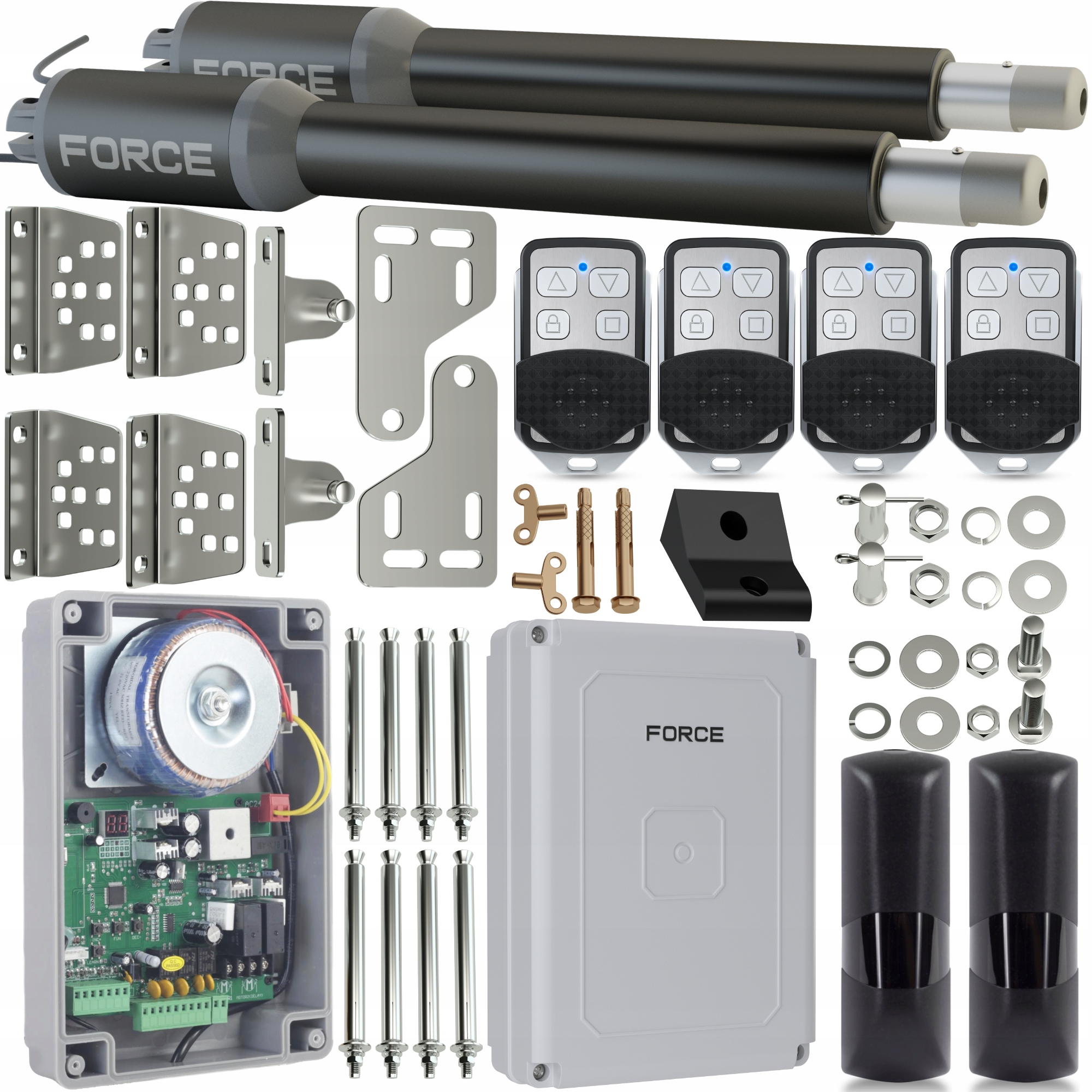 Sada pro dvoukřídlou bránu Force SW200 2x2 m 400 kg