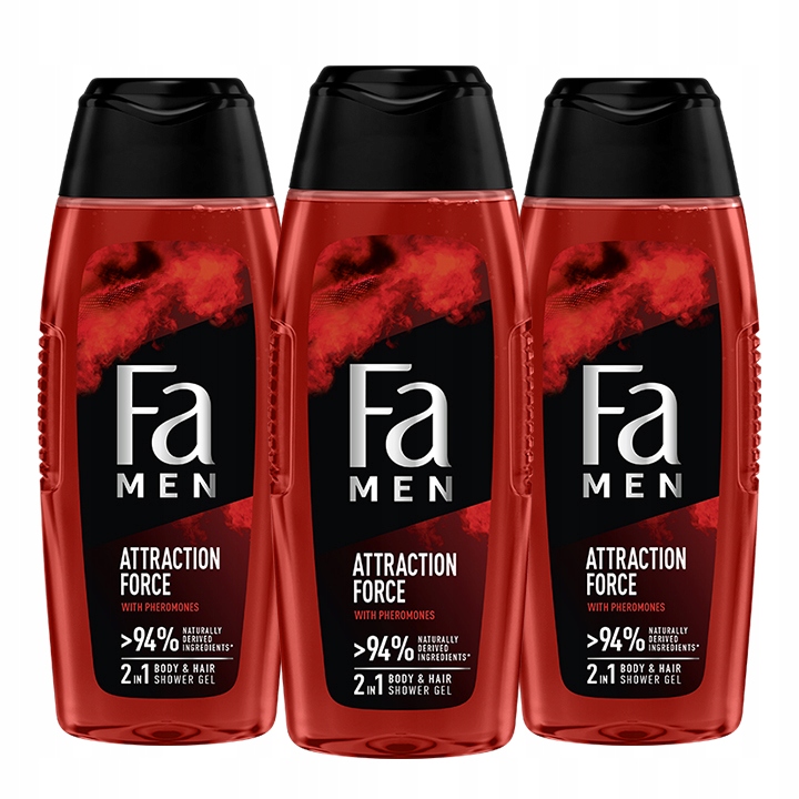 

Fa Men Żel pod Prysznic Attraction Force 400ml x3