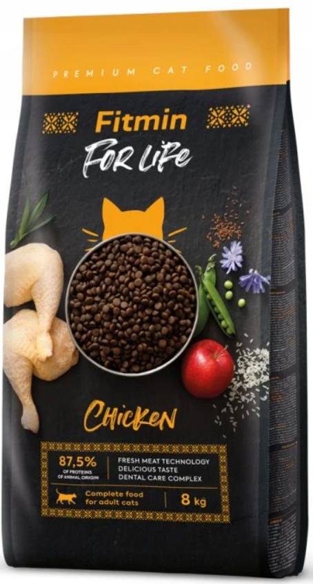 Fitmin Cat For Life Adult sucha karma dla kota Kurczak 8 kg