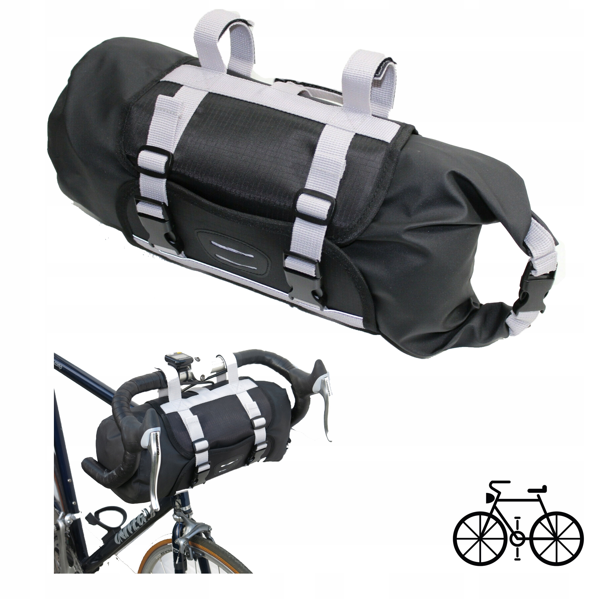 

Sakwa torba rowerowa na Kierownicę Dry Bag 9L XL
