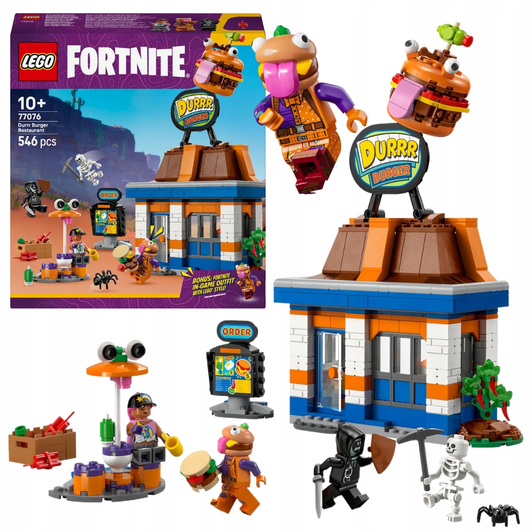 Lego Fortnite 77076 Restaurace Durrr Burgerovna Hamburger
