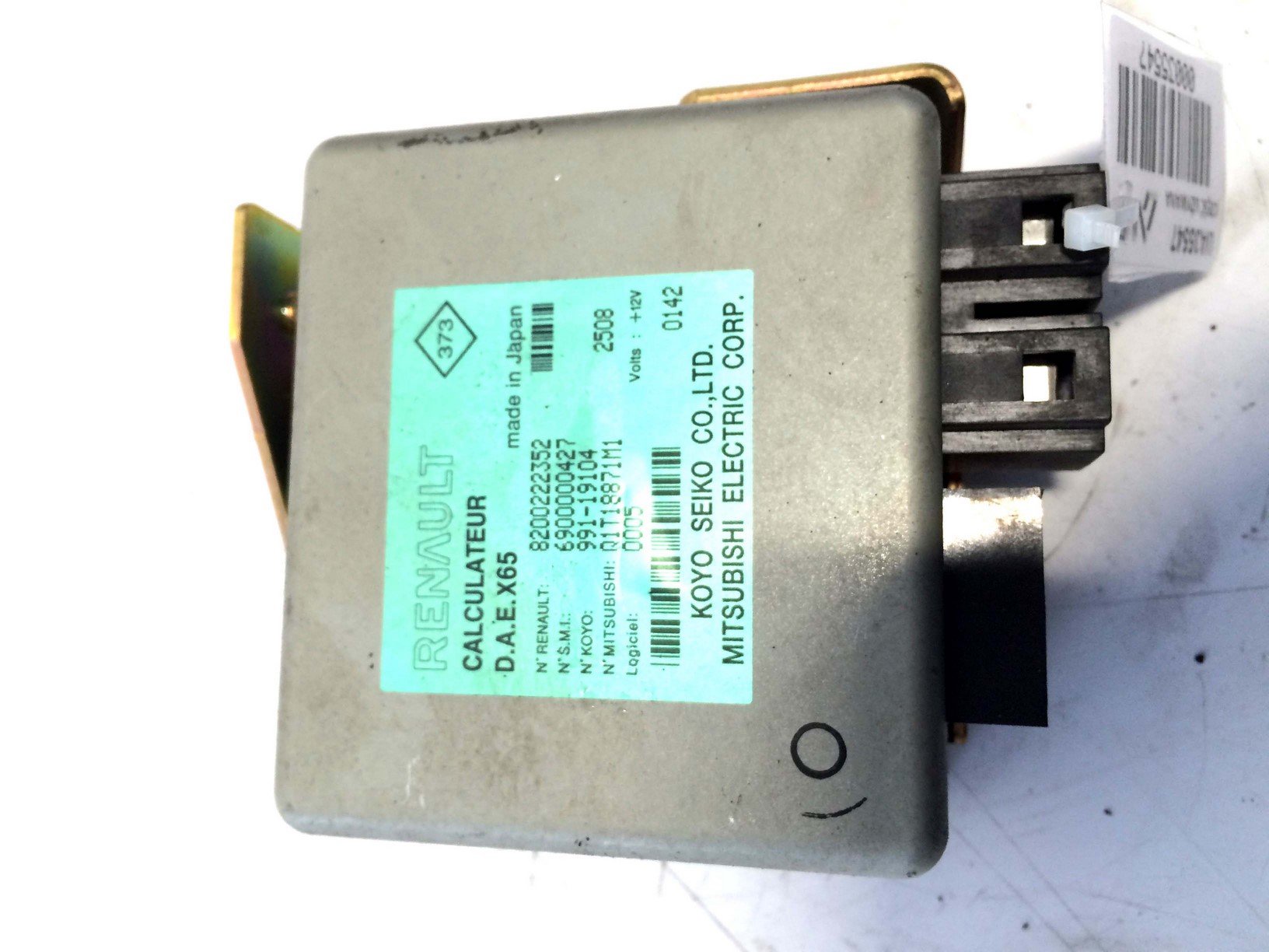 modulo Centralina SERVOSTERZO RENAULT CLIO 8200222352
