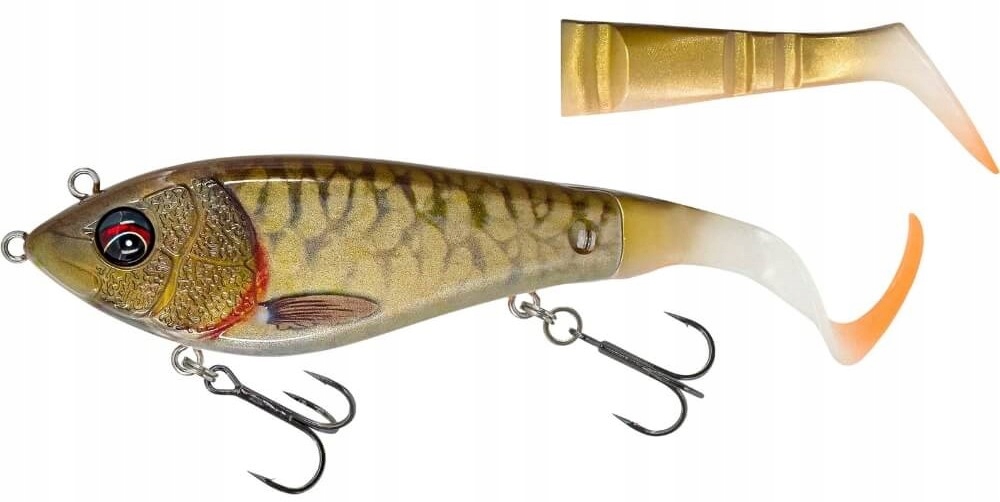Wobler Savage Gear Deviator Tail Slow Sinking 16,5cm 50g Copper Carp