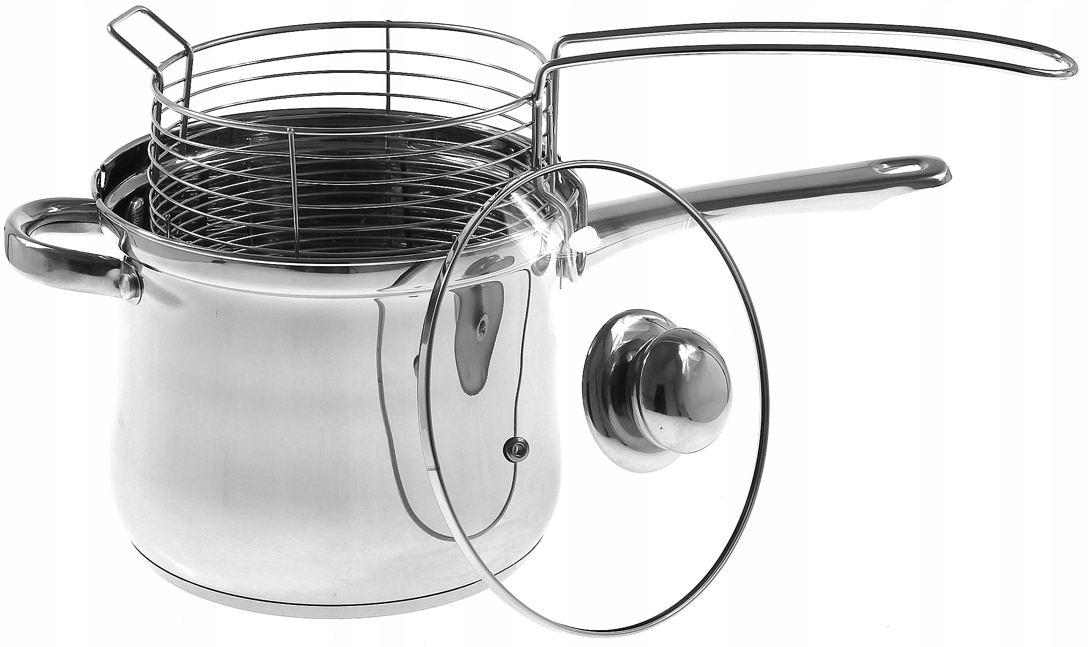 

Garnek Rondel Koszyk Smażenia Frytek Ryb Mięsa