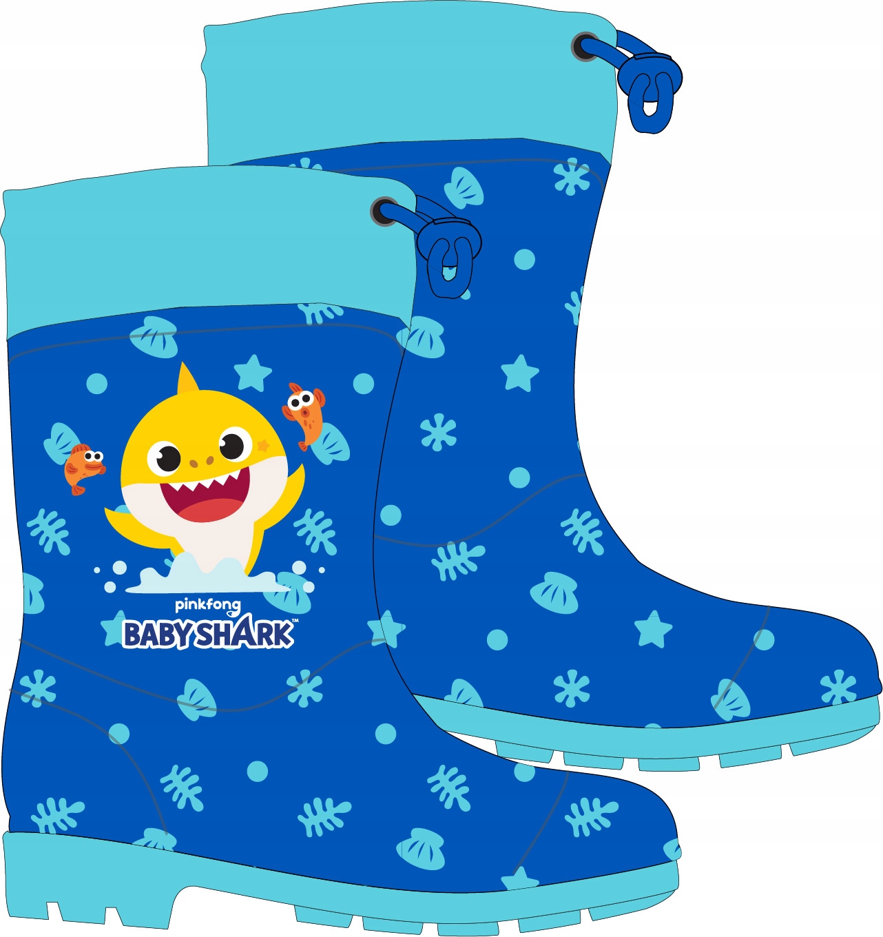 KALOSZE GUMOWCE GUMIAKI Baby SHARK buty na deszcz dla chłopca 27/28 R056E