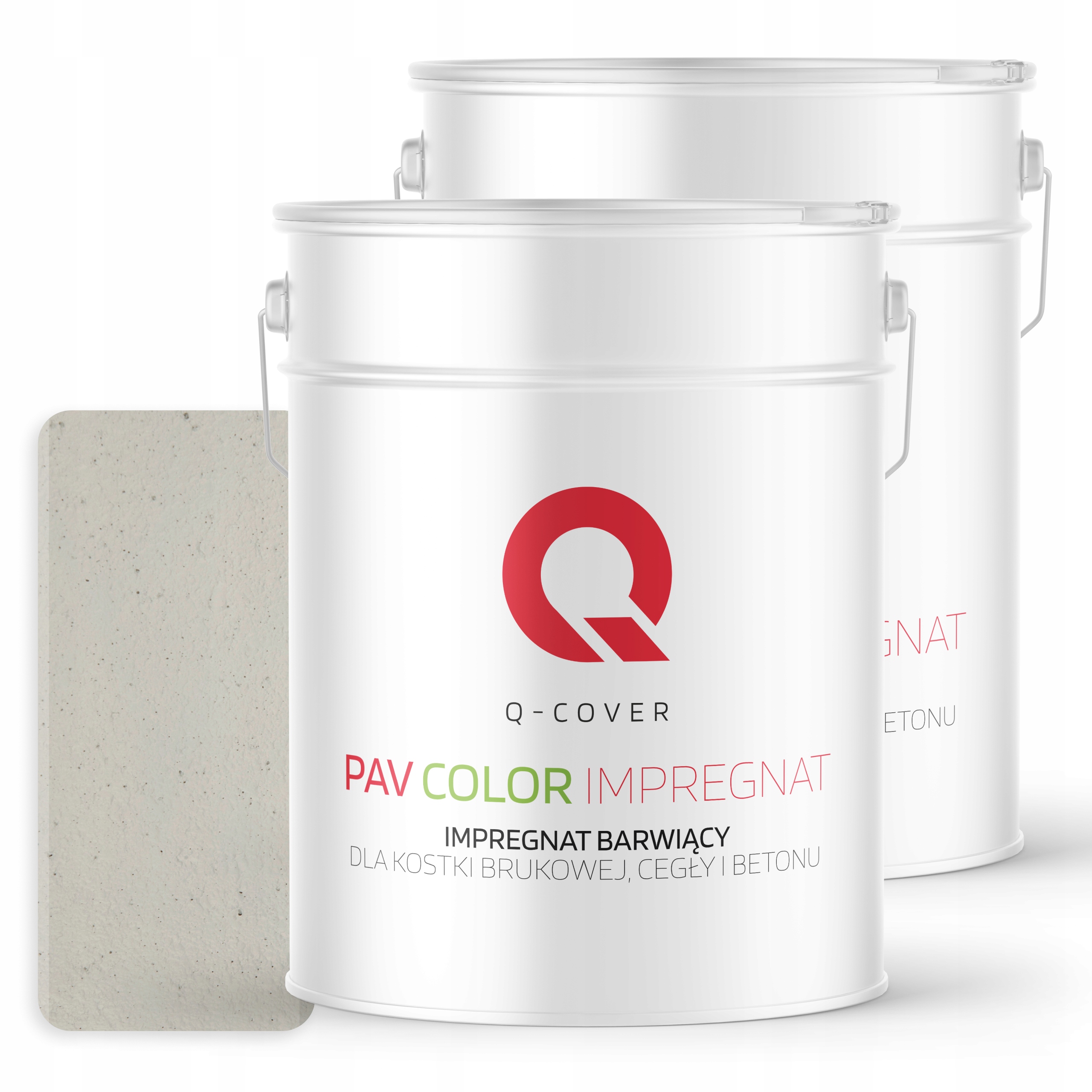Farbiaci impregnát na dlažobné kocky Betón 10L Farba Bielo-šedá