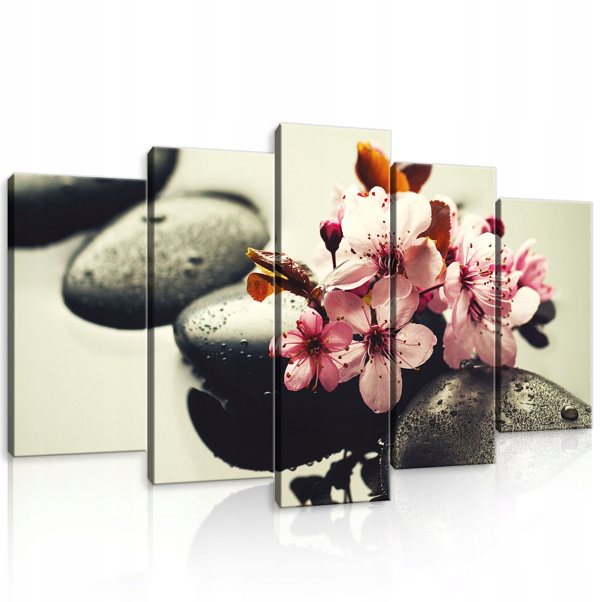 Obraz 100x60 Klid lázeňský relax zen harmonie příroda třešňové květy