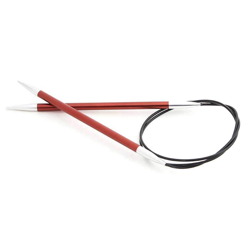 Druty Knitpro metalowe na żyłce 150cm-ZING-5,50mm