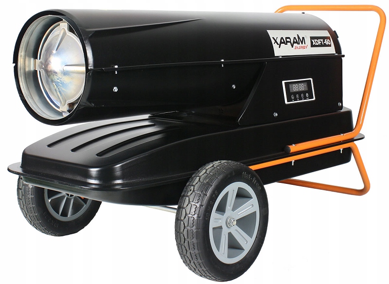 Jezdna nagrzewnica olejowa Xaram Energy 60kW Premium LCD regulacja pompy