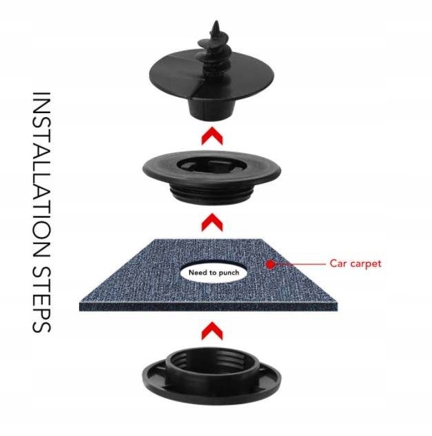 SPINKA STOPER KLIPS WKRĘT DYWANIKÓW UNIWERSALNY X4 Producent Inny