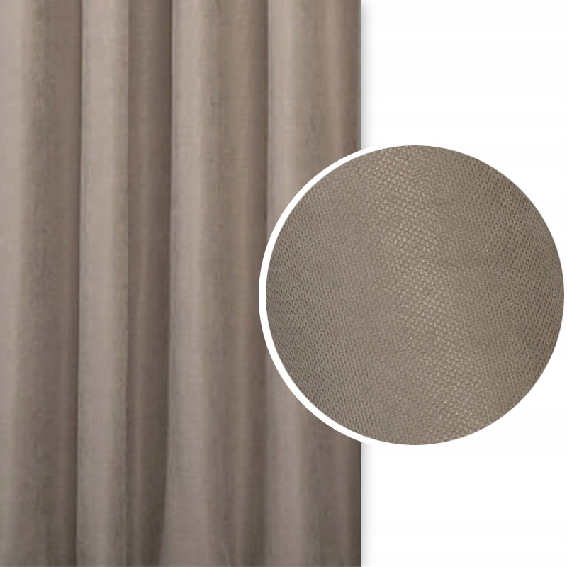 ZASŁONY EFE 300x200 BOHO BEŻ TAŚMA Na Wymiar