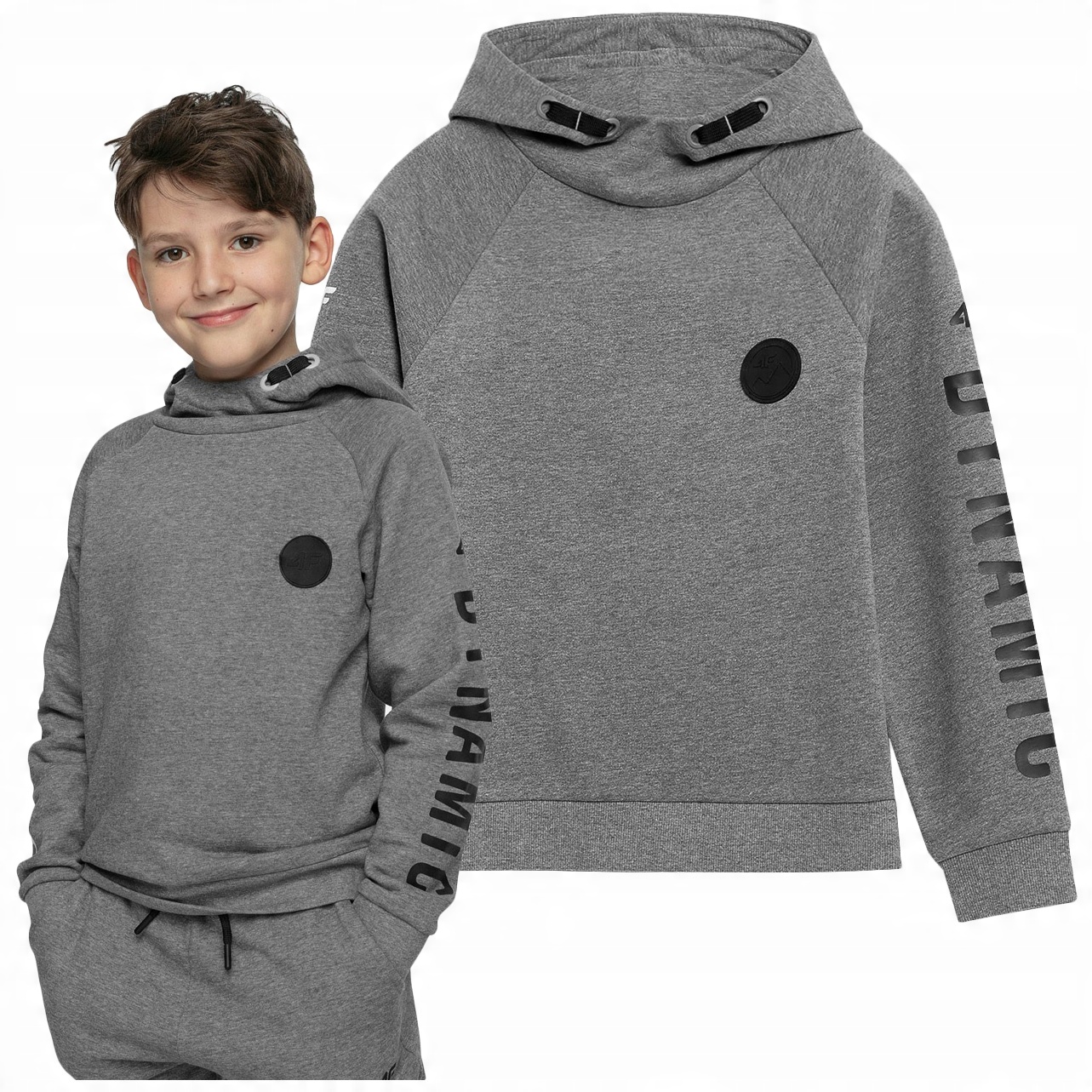 

Bluza z Kapturem dziecięca 4F junior JBLM006A 140