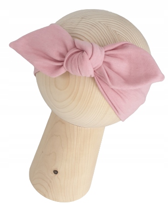 Opaska Pin Up Brudny Róż Polski Produkt 54-58cm