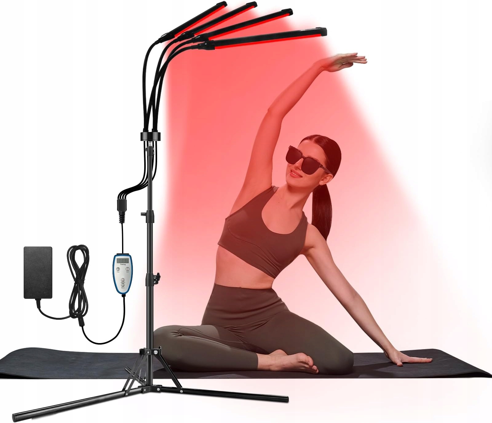 Hottoerak Lampa Infrared 32W Do Terapii Podczerwienią Regulowana