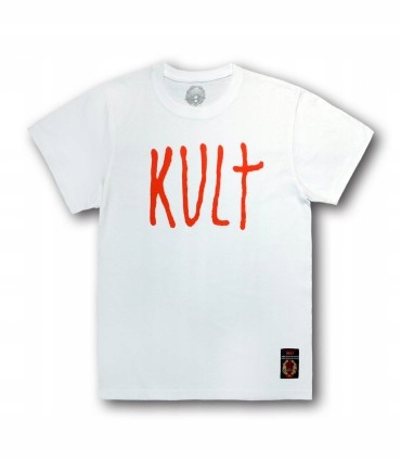 Koszulka Kult Kult biała (czerwony napis)