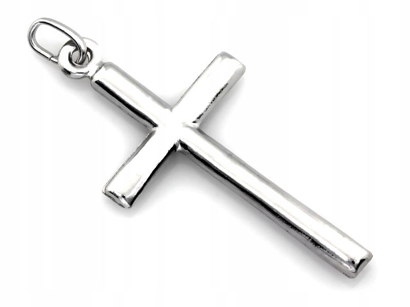 Stříbrný křížek 925 na krk lesklý pro ženy, váha 2.40 g jako dárek