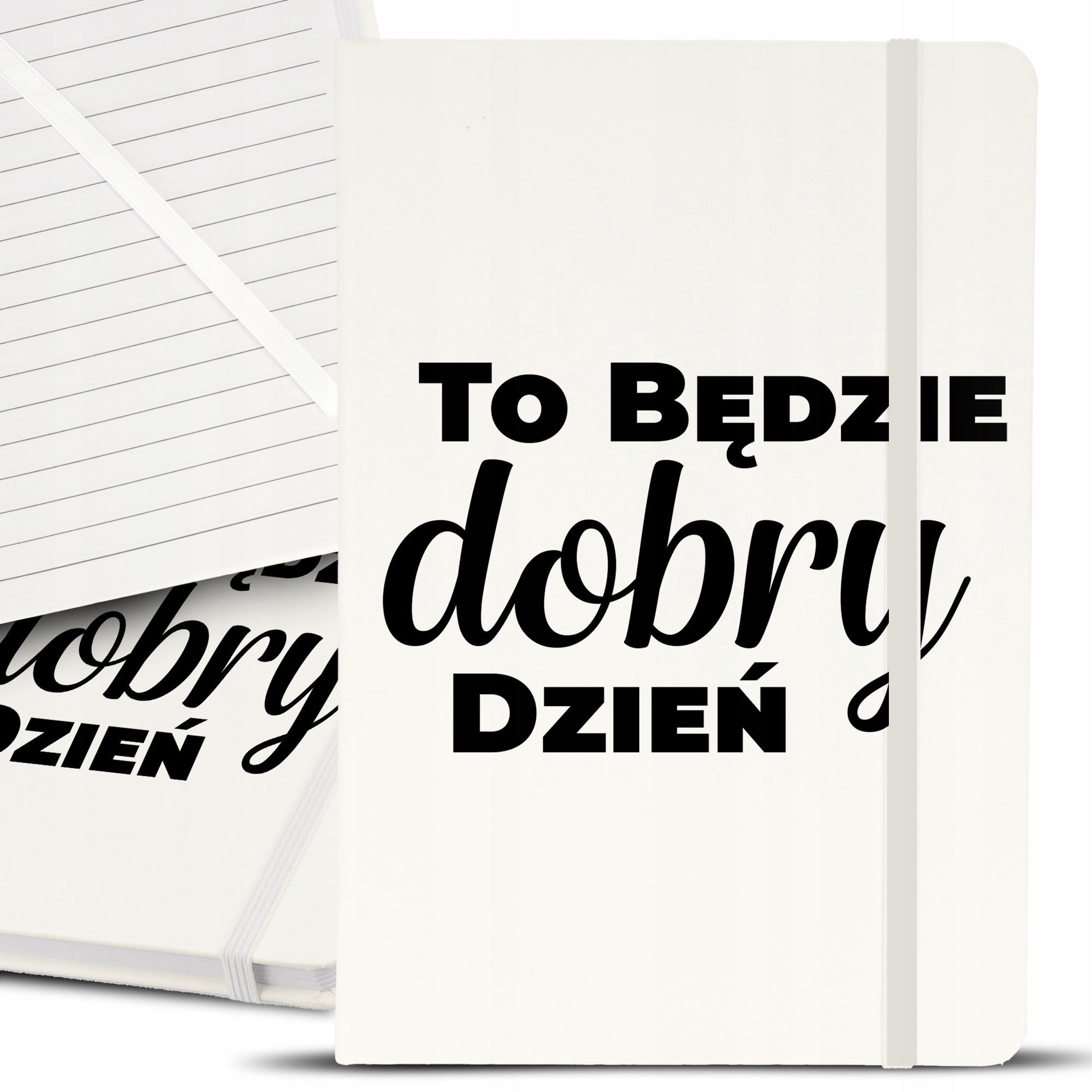 

Notes Notatnik Bujo A5 Biały Dobry Dzień Modne Wz