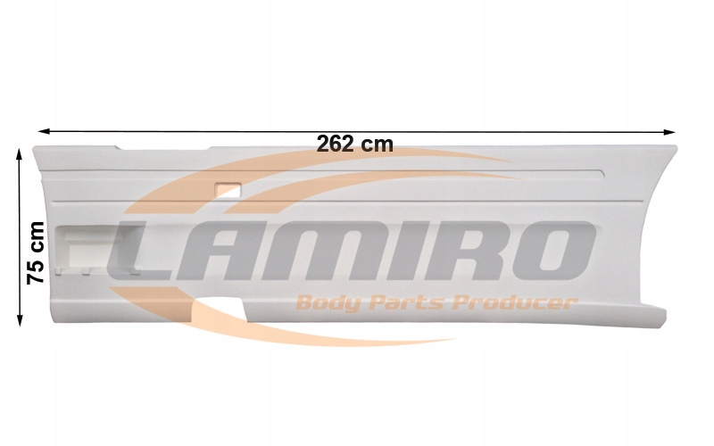 SCANIA 6 OSŁONA MIĘDZYOSIOWA LEWA z otw.na wydech