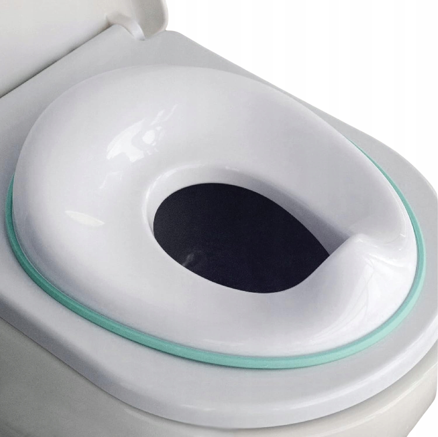 NAKŁADA NA SEDES DLA DZIECI Biała DESKA SEDESOWA+ haczyk Joolbabay