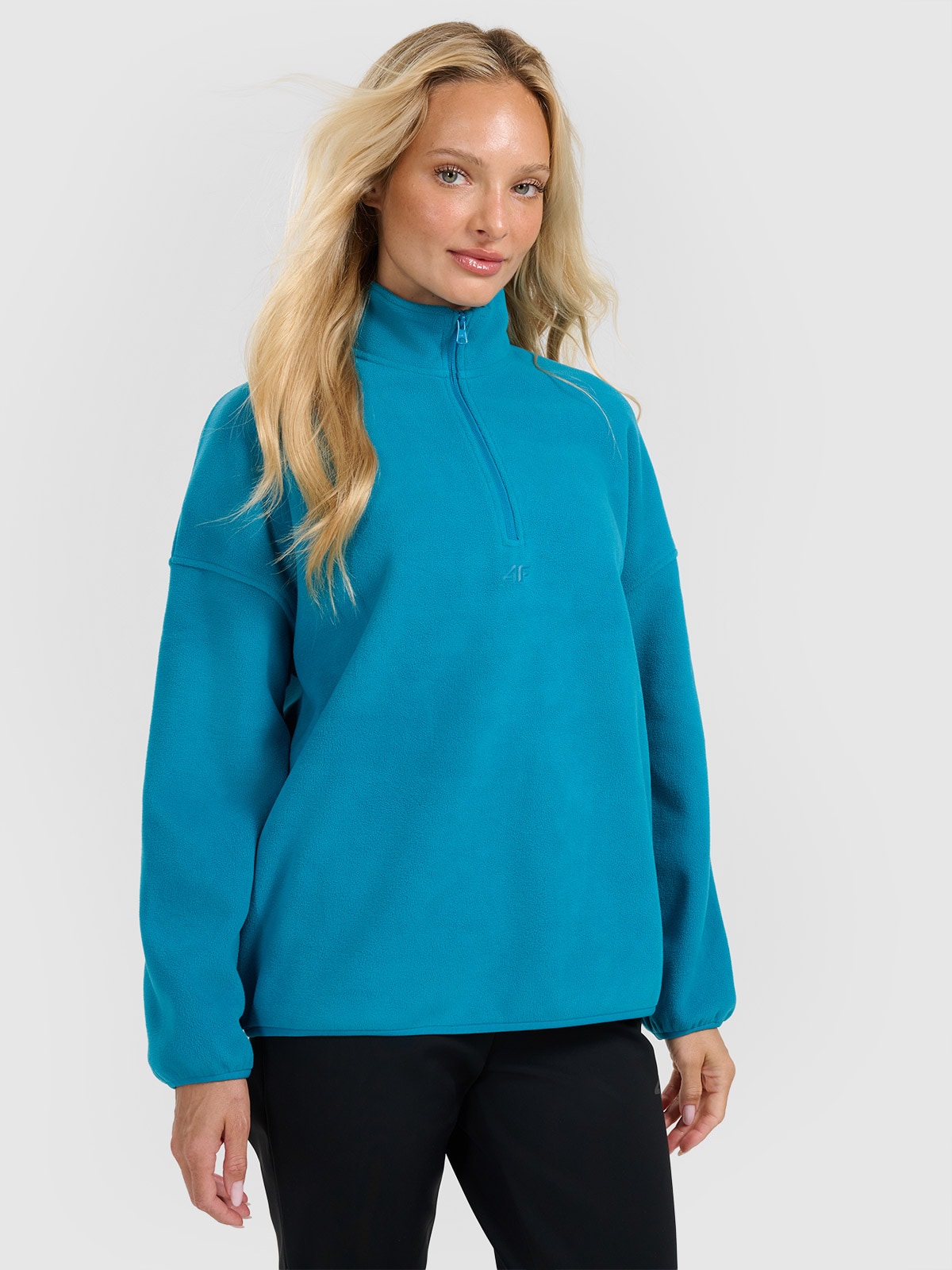 Dámská se stojáčkem 4F s volným stojáčkem tyrkysová Xs