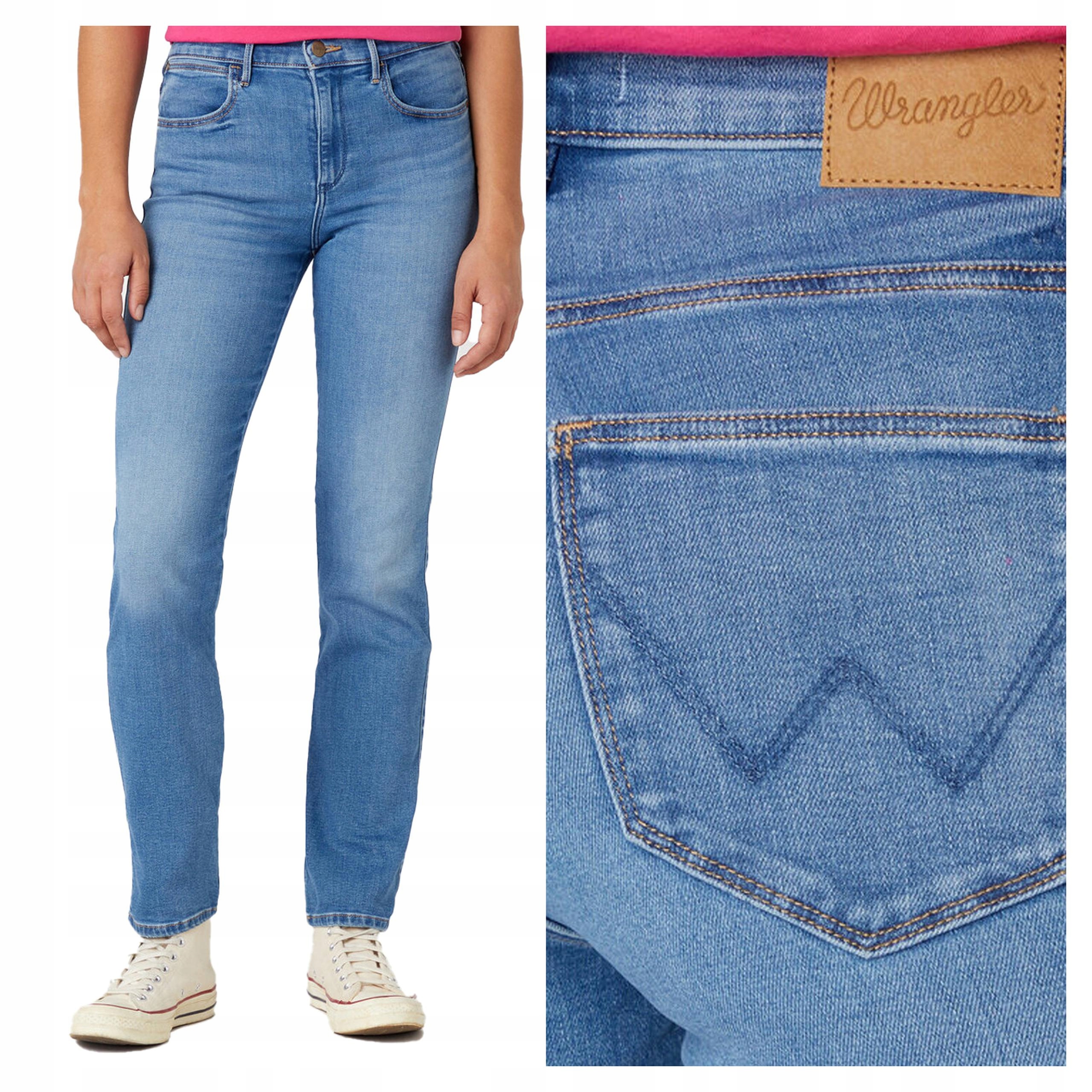 Wrangler Slim W33 L30 Dámské džínové kalhoty džíny Přiléhavé