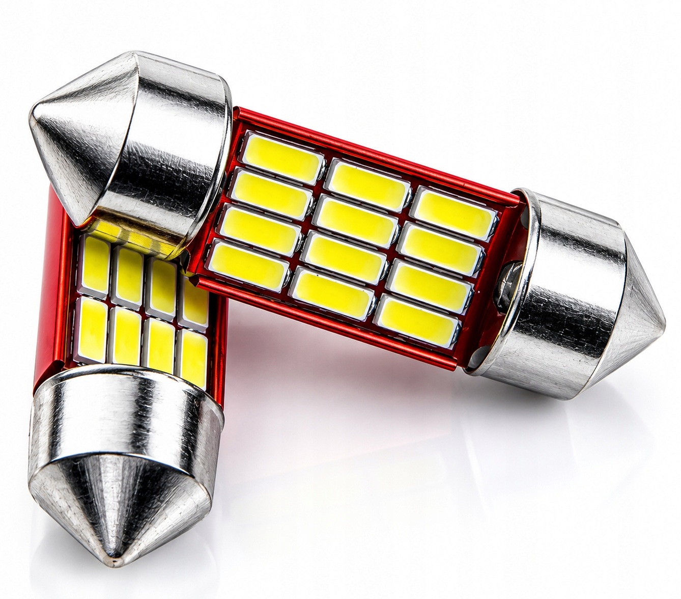 2x Żarówka Led C5W 31MM 12 Smd 4014 Canbus 6000K biała Einparts