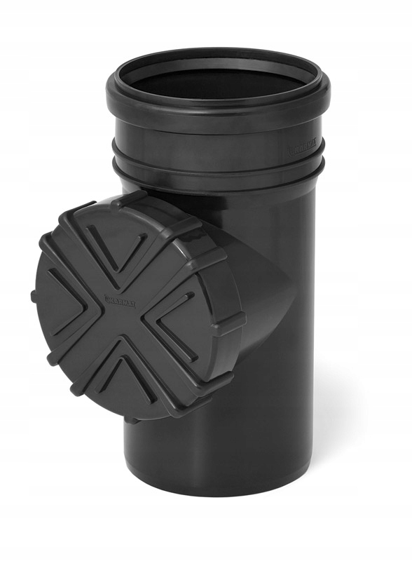 Czyszczak z sitkiem Osadnik Rynny rynnowy Karmat 110 mm grafitowy