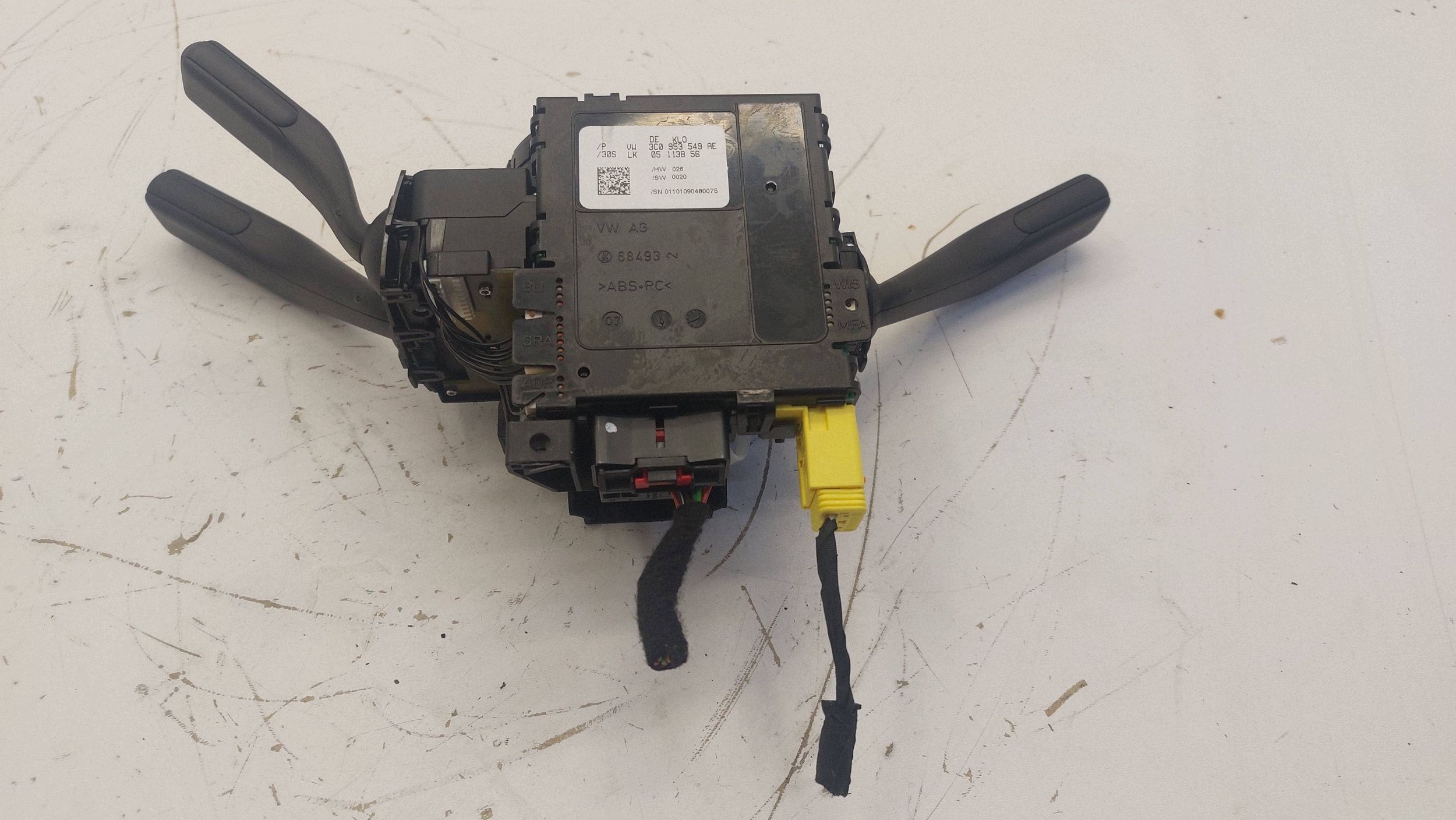 VW PASSAT B6 05r- MANETKA DEVIO LUCI TERGICRISTALLO TERGI TEMPOMAT 3C9953513AF