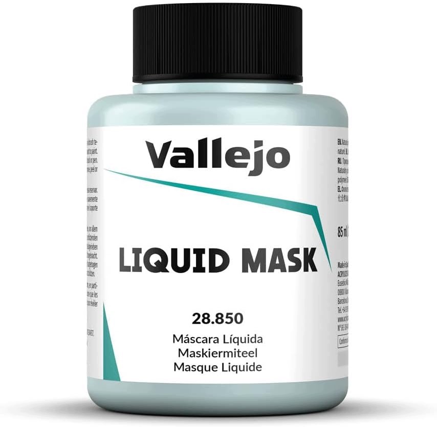 Barva Vallejo Liquid Mask 85 ML Rezervní Maska Pro Malování