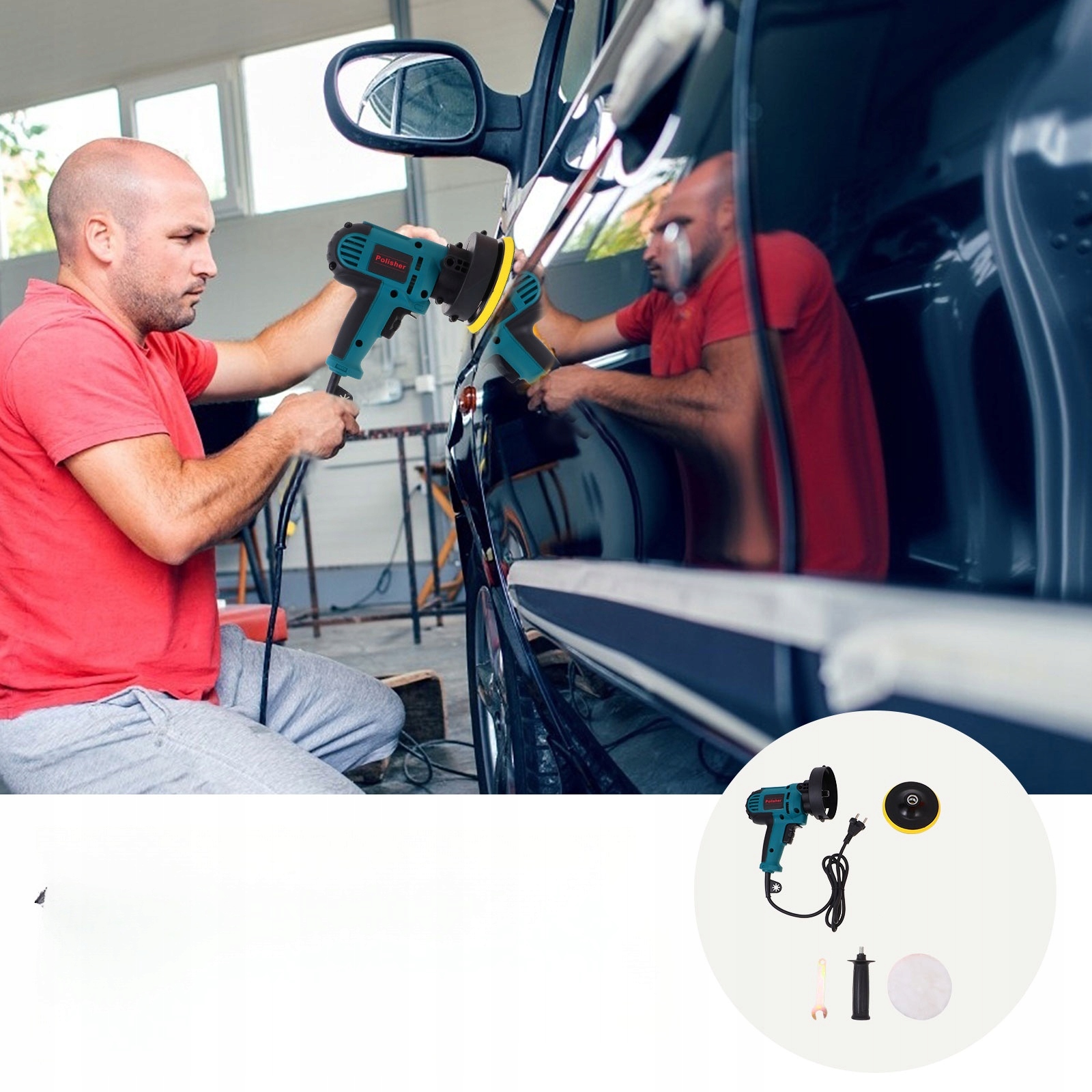 MASZYNA POLERSKA ELEKTRONARZĘDZIA DO WOSKOWANIA Marka bez marki