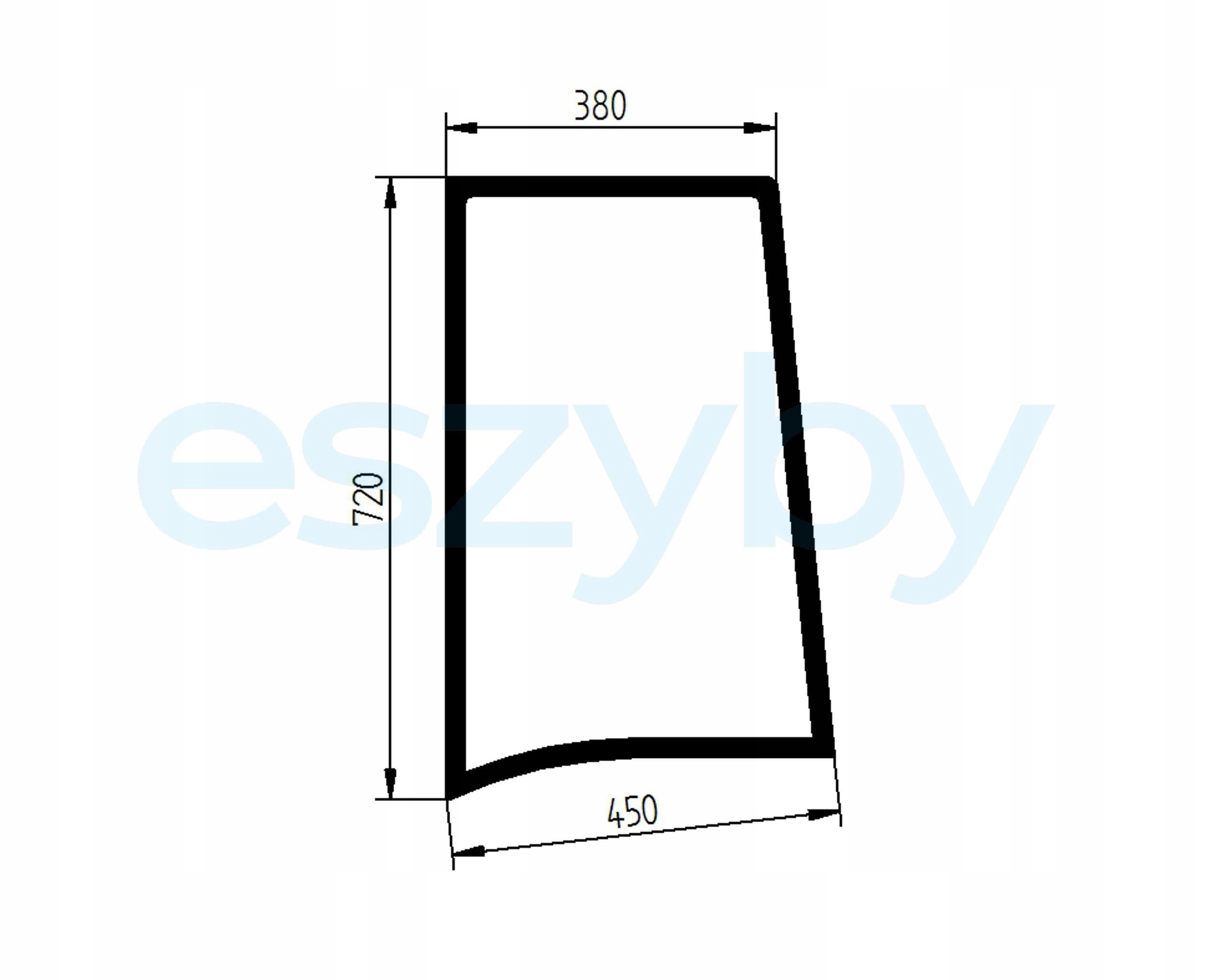sklo New Holland Tnna Tnva Tnn Tnv Tnf Tnf boční