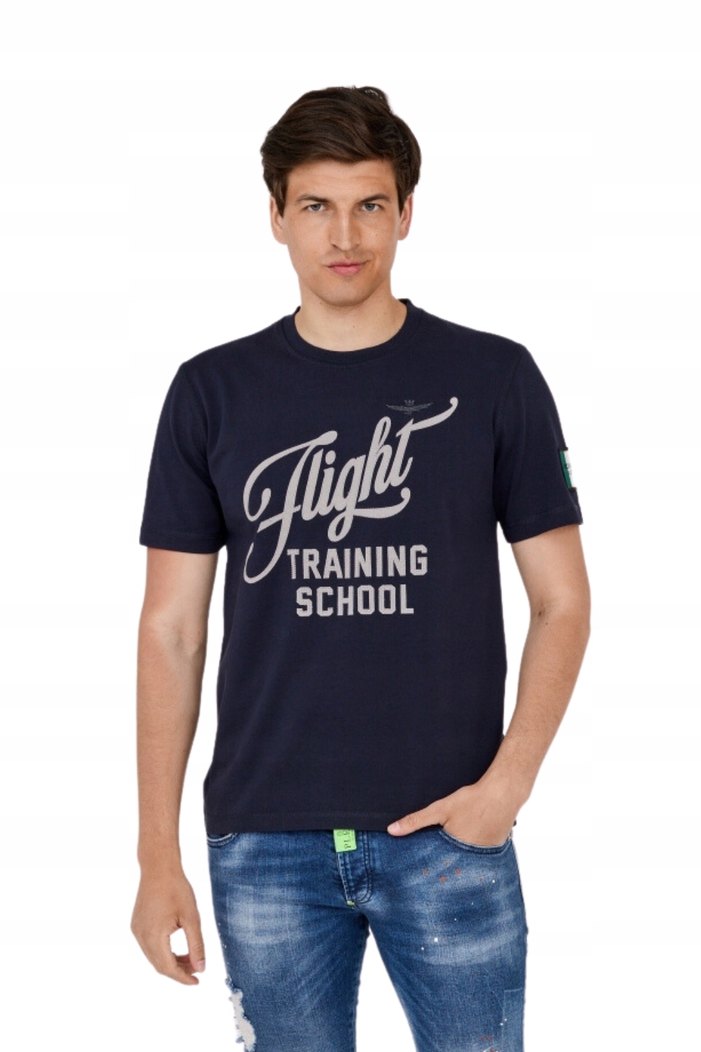 Aeronautica Militare Tmavě modré pánské tričko M