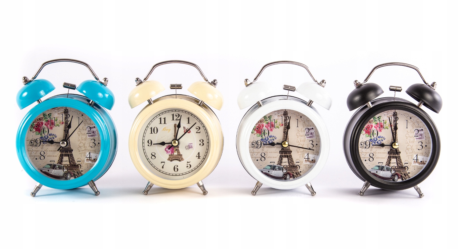 KLASYCZNY ZEGAR Z BUDZIKIEM Paryż RÓŻNE KOLORY Marka Midex