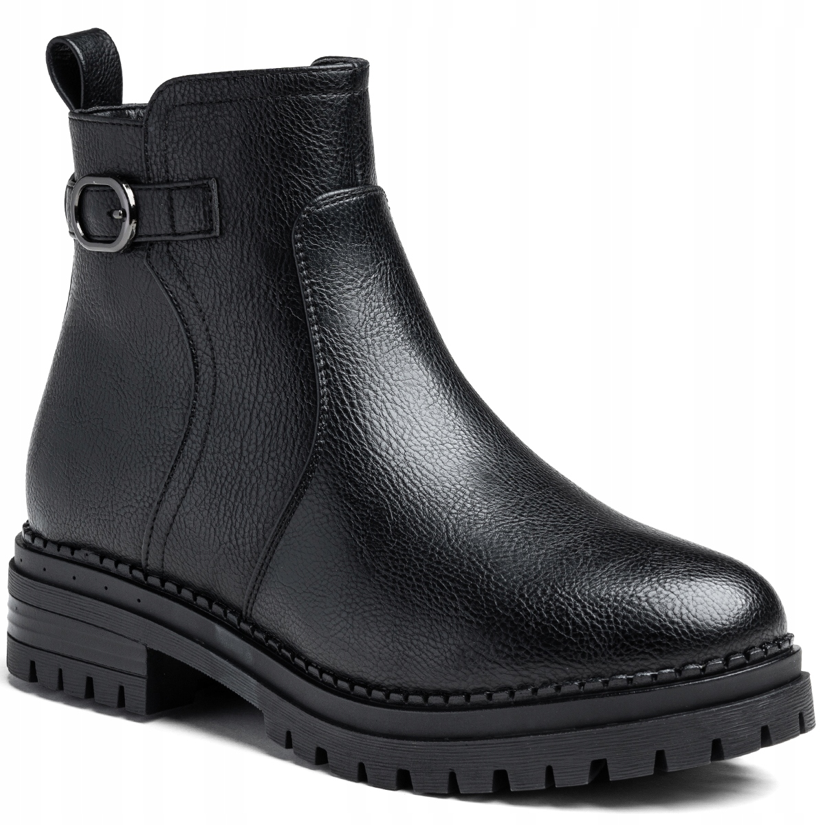 Dámské kotníkové boty zateplené Pohodlné módní lehké Zip kožíšek Wojtyłko 39