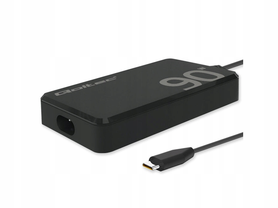 Ładowarka sieciowa GaN Usb-c 90W 5-20V 4.5A Pd Fast Slim Qoltec 52422