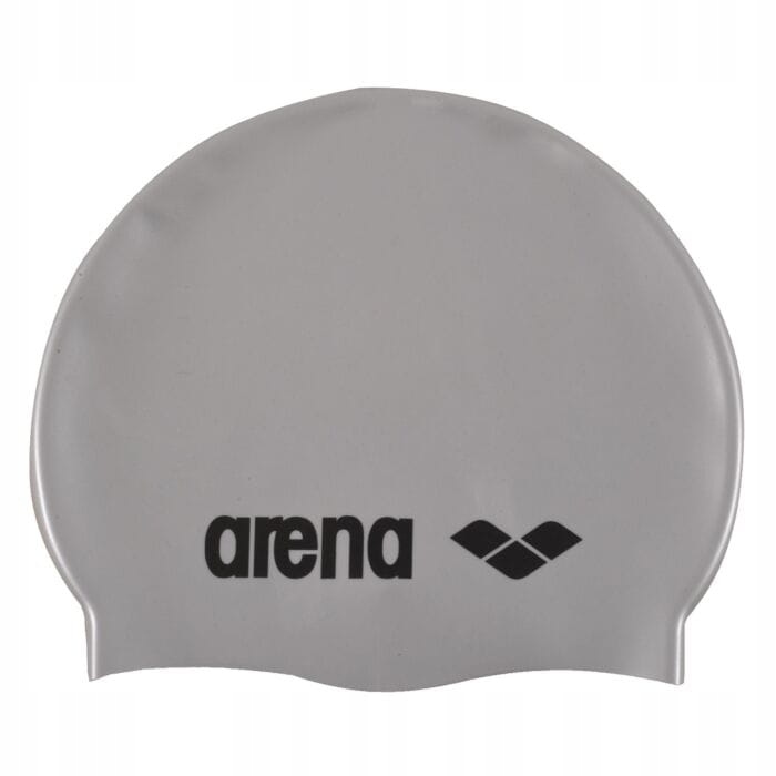 Czepek silikonowy na basen Arena Classic srebrny