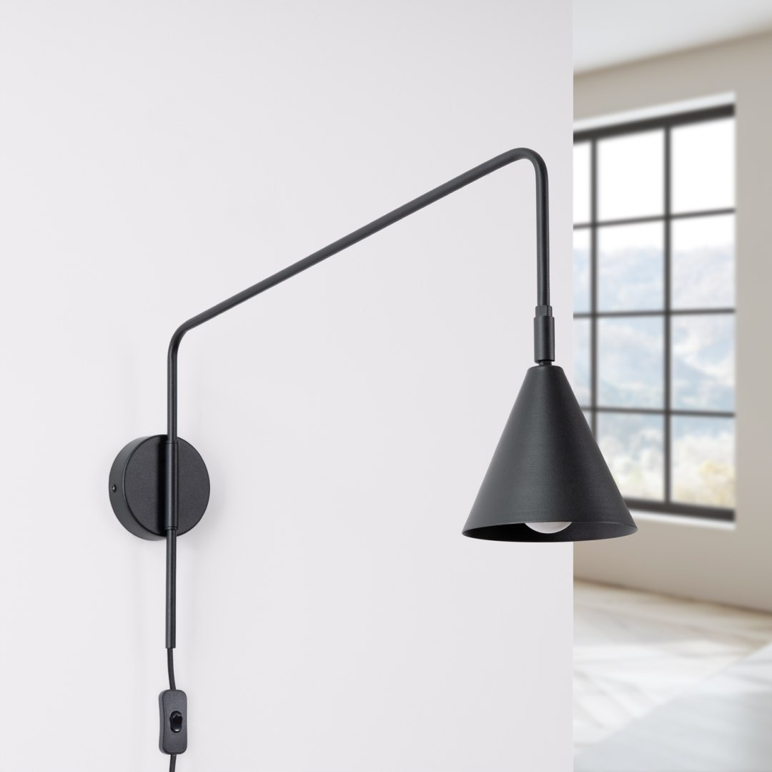 Sollux Lighting Kinkiet Nox czarny