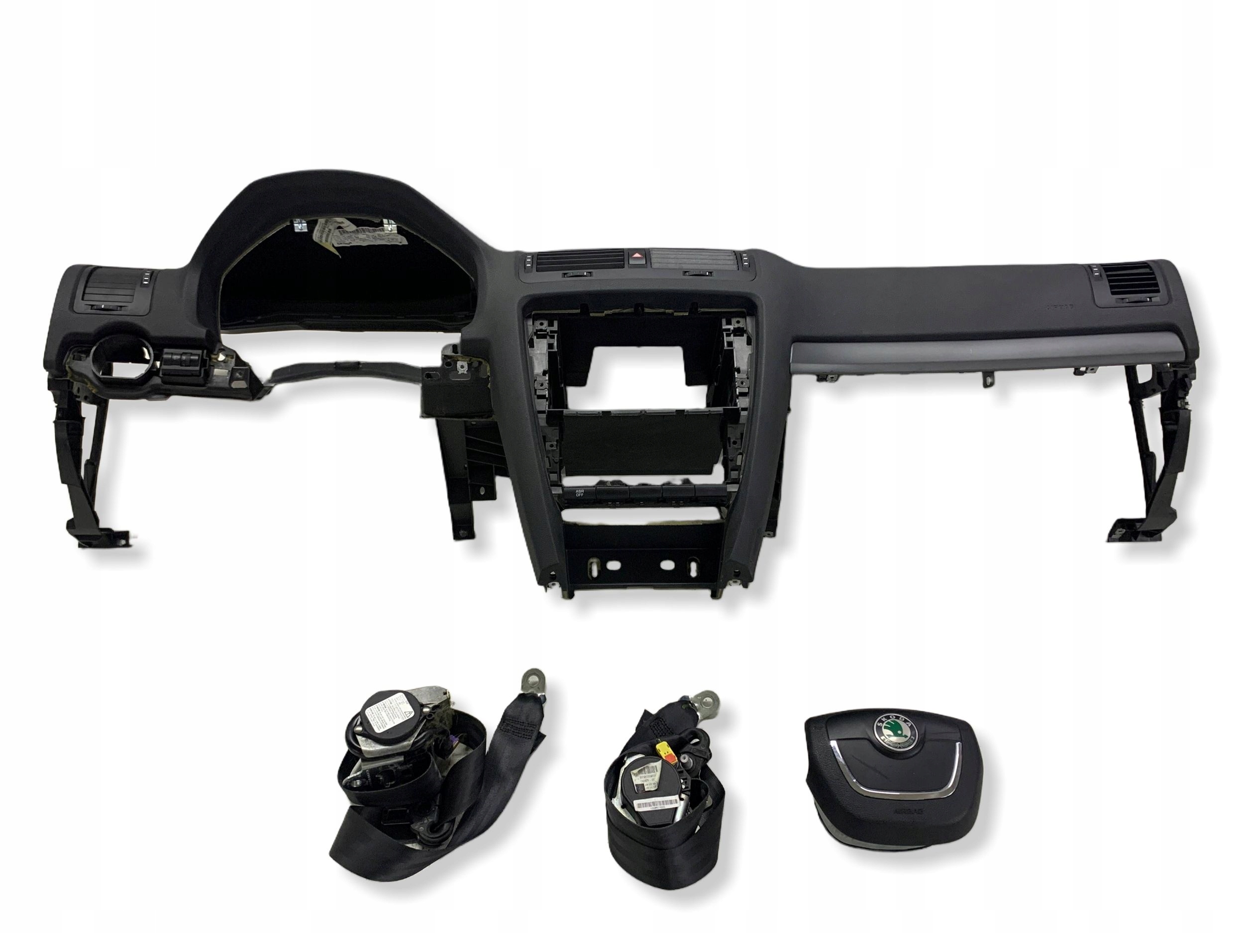 dashboard instrument panel console tension belts airbag SKODA OCTAVIA II KOMBI (2008-2013)