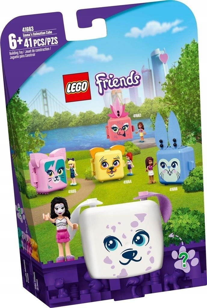 

Lego Friends 41663 Kostka Emmy z dalmatyńczykiem