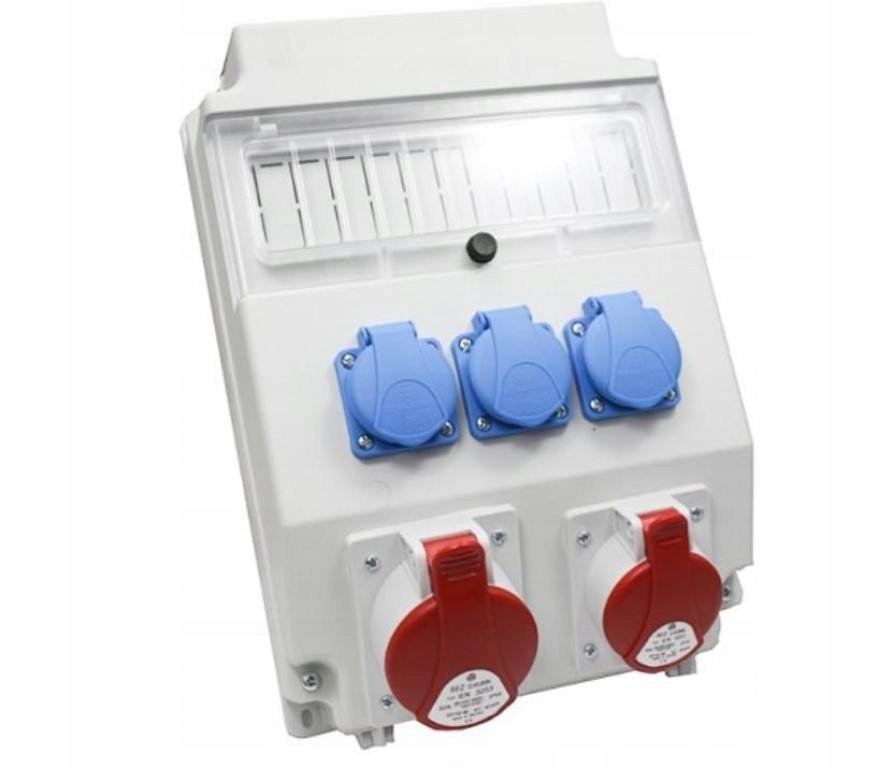 Rozdzielnica 2x13 modułów 3x/32A 5P 400V/ 4x/GS 16A 250V/ IP44 9027312W