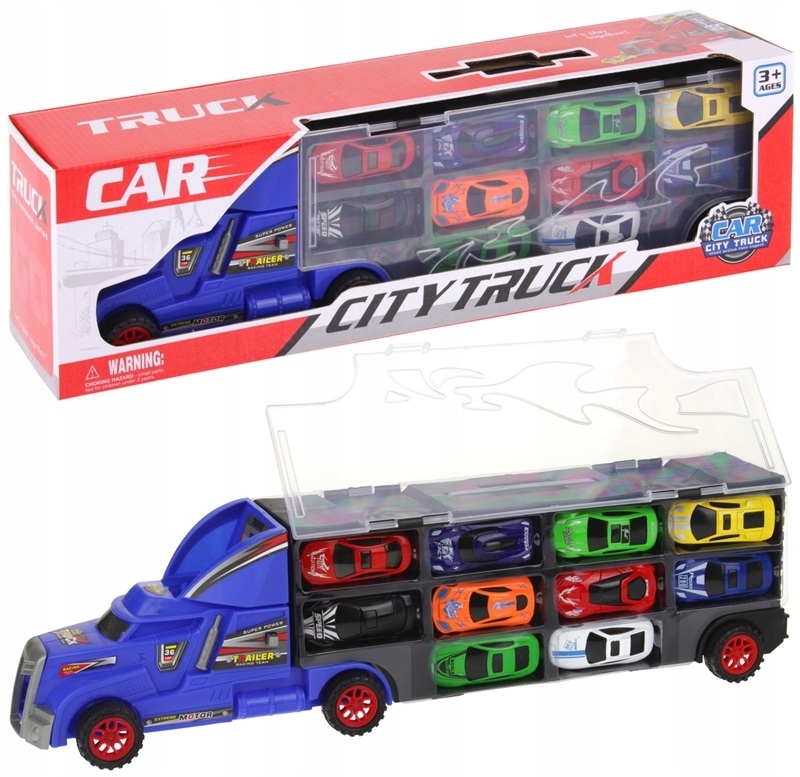 Грузовик Tir Эвакуатор с Прицепом Resoraki игрушечных автомобилей