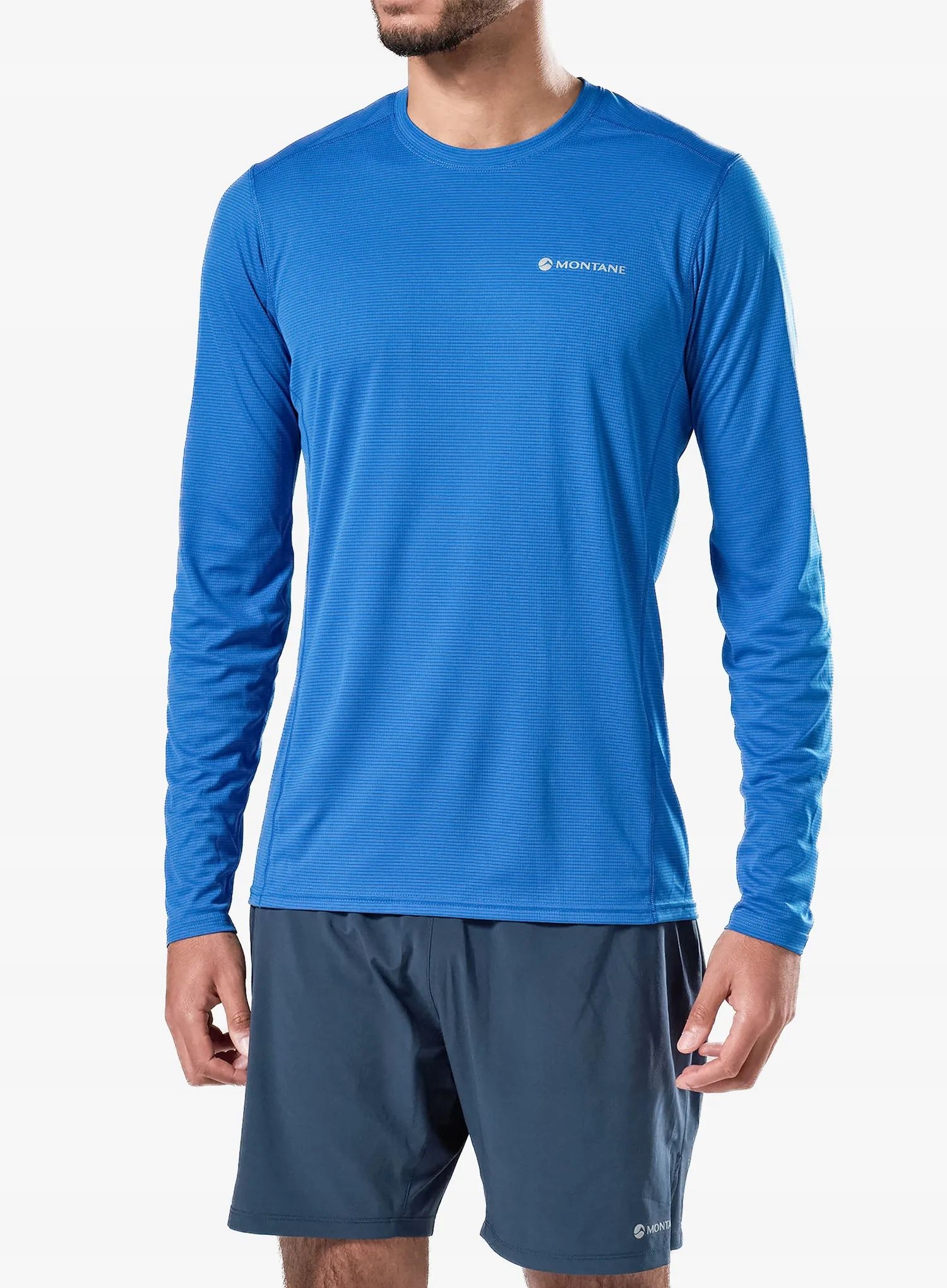 Mikina bez kapuce Montane Dart Nano Long Sleeve T-Shirt neptune blue M