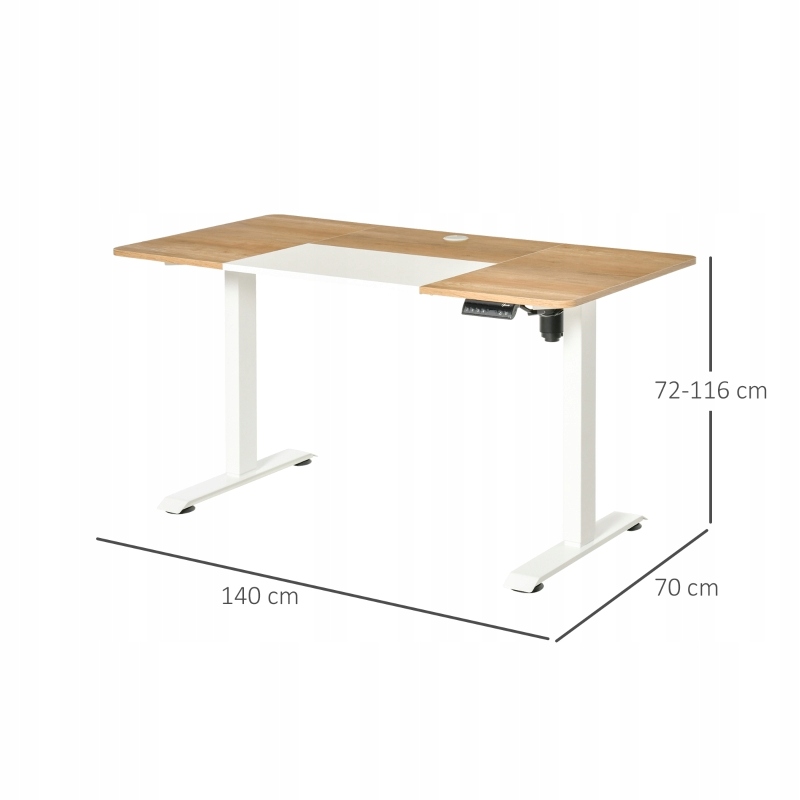 BIURKO Z REGULACJĄ WYSOKOŚCI, BIURKO ELEKTRYCZNE