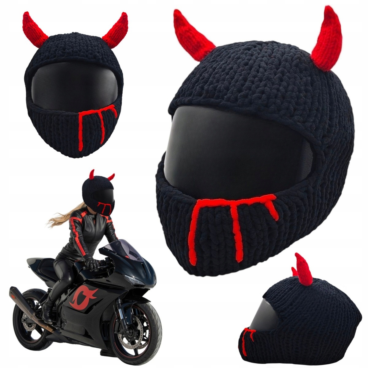 Čepice na helmu, Čepice, Devil Rider