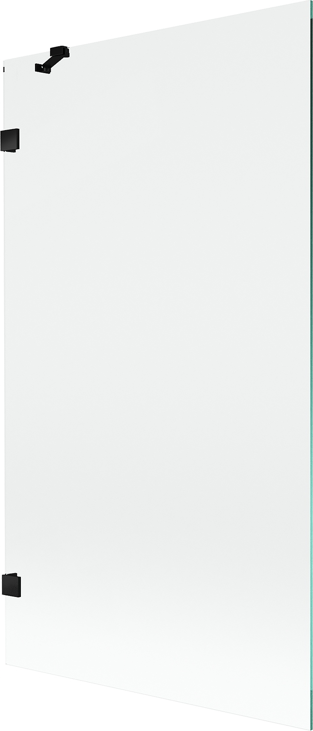 Mexen Lunar vanová zástěna 1-křídlová 100 x 150 cm, transparentní, černá