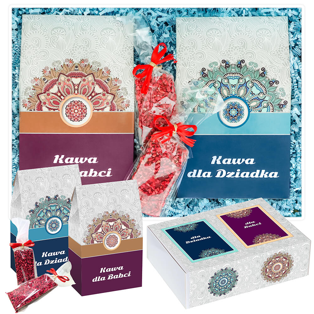 Levně Prémiová Sada Kávové Směsi Dárek Čokoláda Ke Dni Pradobřičů