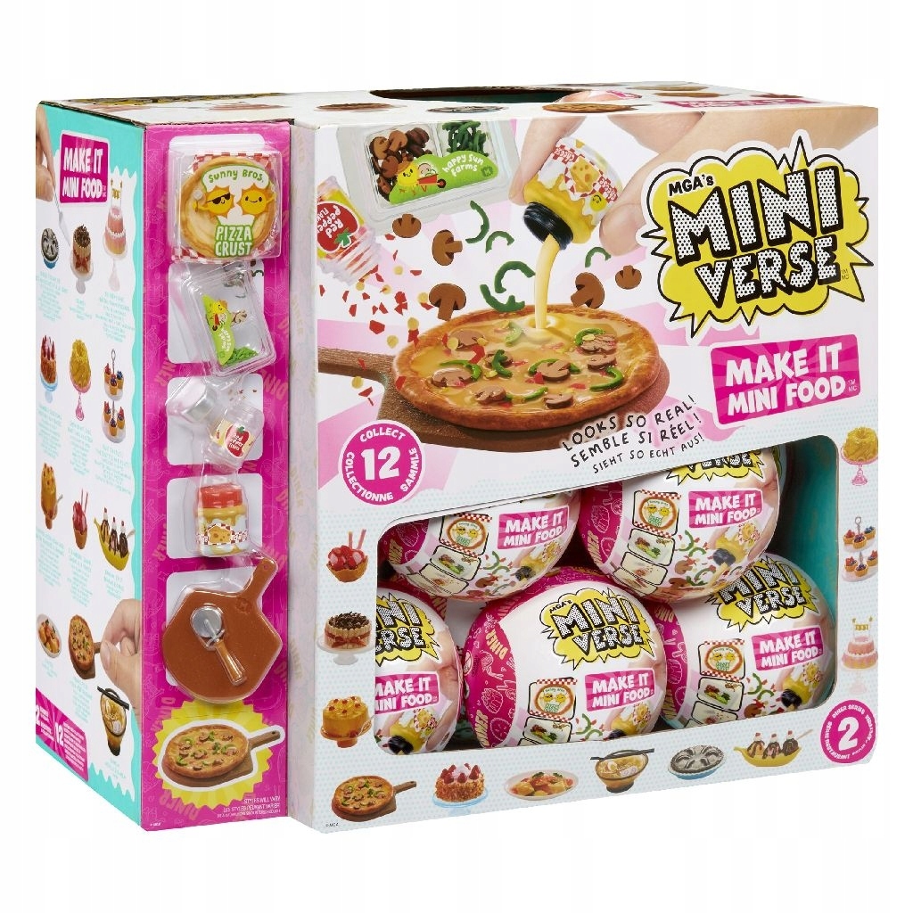 Miniverse Make It Mini Food Diner Kula Jedzenie MGA Niespodzianka Bohater brak