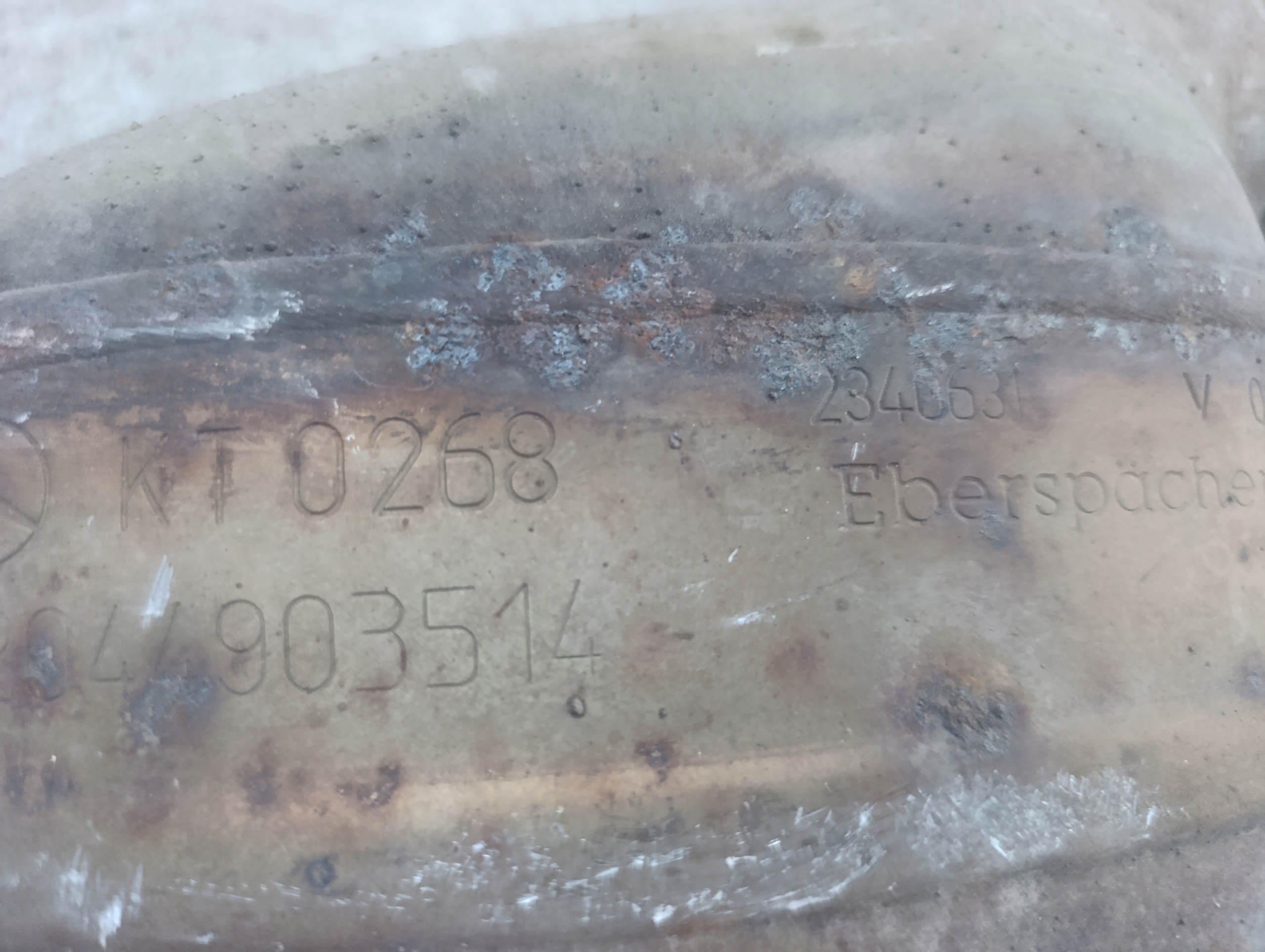 catalyst MERCEDES-BENZ C W204 KT0268 A2044903514